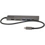StarTech.com USB C Multiport Adapter - USB-C naar 4K 60Hz HDMI 2.0, 100W Power Delivery Pass-through, SD/MicroSD, 2-Port USB 3.0 Hub, GbE - USB Type-C Mini Dock - Lange (30cm) Kabel (DKT30CHSDPD1) thumbnail