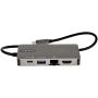 StarTech.com USB-C Multiport Adapter - USB-C to 4K 30Hz HDMI or 1080p VGA - USB Type-C Mini Dock met 100W Power Delivery Passthrough, 3-Port USB Hub 5Gbps, GbE - 30cm Kabel (DKT30CHVPD2) thumbnail