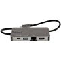 StarTech.com USB-C Multiport Adapter - USB-C to 4K 30Hz HDMI or 1080p VGA - USB Type-C Mini Dock met 100W Power Delivery Passthrough, 3-Port USB Hub 5Gbps, GbE - 30cm Kabel (DKT30CHVPD2) thumbnail