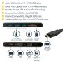StarTech.com USB-C Multiport Adapter - USB Type-C 8-in-1 Mini Dock met HDMI 4K of VGA 1080p - 100W Power Delivery Passthrough, 3-Port USB 3.0 Hub, GbE, SD & MicroSD - Laptop Travel Dock (DKT30CHVSCPD) thumbnail