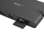 StarTech.com USB-C Multiport Adapter - USB Type-C 8-in-1 Mini Dock met HDMI 4K of VGA 1080p - 100W Power Delivery Passthrough, 3-Port USB 3.0 Hub, GbE, SD & MicroSD - Laptop Travel Dock (DKT30CHVSCPD) thumbnail
