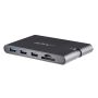 StarTech.com USB-C Multiport Adapter - USB Type-C 8-in-1 Mini Dock met HDMI 4K of VGA 1080p - 100W Power Delivery Passthrough, 3-Port USB 3.0 Hub, GbE, SD & MicroSD - Laptop Travel Dock (DKT30CHVSCPD) thumbnail