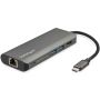 StarTech.com USB-C Multiport Adapter - USB-C Travel Dock met 4K HDMI, 3x USB 3.0 Hub, SD/SDHC, GbE, 60W PD 3.0 Pass-Through - Compacte USB-C Mini Docking Station USB Type-C/Thunderbolt 3 (DKT30CSDHPD3) thumbnail