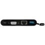 StarTech.com USB-C Multiport Adapter - Mini USB-C Dock met Single Monitor VGA 1080p Video - 60W Power Delivery Passthrough - USB 3.1 Gen 1 Type-A 5Gbps, Gigabit Ethernet - Docking Station (DKT30CVAGPD) thumbnail