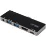 StarTech.com USB C Multiport Adapter - USB-C naar 4K 60Hz HDMI 2.0, 100W Power Delivery Pass-Through, 3-Port USB 3.0 Hub met Audio - USB-C Mini Dock - USB Type-C Travel Dock (DKT30ICHPD) thumbnail