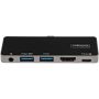 StarTech.com USB C Multiport Adapter - USB-C naar 4K 60Hz HDMI 2.0, 100W Power Delivery Pass-Through, 3-Port USB 3.0 Hub met Audio - USB-C Mini Dock - USB Type-C Travel Dock (DKT30ICHPD) thumbnail
