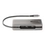 StarTech.com USB-C Multiport Adapter, 4K 60Hz HDMI/DP, 3-Port USB Hub, 100W Power Delivery Pass-Through, GbE, Travel Docking Station met Charging, Mini Dock, 30cm Wrap-Around Kabel thumbnail
