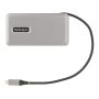 StarTech.com USB-C Multiport Adapter, 4K 60Hz HDMI/DP, 3-Port USB Hub, 100W Power Delivery Pass-Through, GbE, Travel Docking Station met Charging, Mini Dock, 30cm Wrap-Around Kabel (DKT31CDHPD3) thumbnail