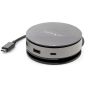 StarTech.com USB-C Multiport Adapter - USB 3.1 Gen 2 10Gbps Type-C Mini Dock met 4K 60Hz HDMI/DisplayPort of 1080p VGA - 75W PD Passthrough, 3-Port USB Hub, GbE - Travel Dock (DKT31CHDVCM) thumbnail