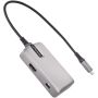 StarTech.com USB C Multiport Adapter, USB Type-C naar 4K 60Hz HDMI 2.0, 100W Power Delivery Pass-through, 3-Port 10Gbps USB Hub, Compacte USB C Mini Dock, 25cm Kabel (DKT31CHPD3) thumbnail