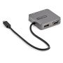 StarTech.com USB-C Multiport Adapter - USB 3.1 Gen 2 Type-C Aluminium Mini Dock - USB-C naar 4K HDMI of 1080p VGA Video - 10Gbps USB-A & USB-C Hub met GbE - Compatibel met Thunderbolt 3 (DKT31CHVL) thumbnail
