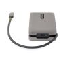 StarTech.com USB-C Multiport Adapter, 4K 60Hz HDMI/VGA, 3-Port USB Hub, 100W Power Delivery Pass-Through, GbE, Travel Docking Station met Charging, Mini Dock, 30cm Wrap-Around Kabel thumbnail