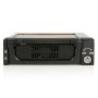 StarTech.com Zwarte Aluminum 5,25 inch Robuuste SATA Harde Schijf Mobile Rack Lade (DRW150SATBK) thumbnail