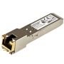 StarTech.com Juniper EX-SFP-1GE-T compatibel SFP Transceiver module - 10/100/1000BASE-T (EXSFP1GETST) thumbnail