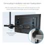StarTech.com TV Plafondbeugel, Full-Motion Universele Ophangbeugel, Hangende VESA Beugel voor Single 32”-75" TVs / Displays, Kantelen/Zwenken, In hoogte verstelbare telescopische paal (FLATPNLCEIL) thumbnail
