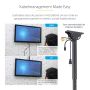 StarTech.com TV Plafondbeugel, Full-Motion Universele Ophangbeugel, Hangende VESA Beugel voor Single 32”-75" TVs / Displays, Kantelen/Zwenken, In hoogte verstelbare telescopische paal (FLATPNLCEIL) thumbnail