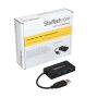 StarTech.com 4 Port USB 3.0 Hub - USB Type-A met 3x USB-A en 1x USB-C Poorten SuperSpeed, USB Busvoeding, USB 3.2 Gen 1 (5Gbps) Adapter Hub, Draagbare Laptop USB Hub (HB30A3A1CFB) thumbnail