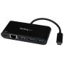 StarTech.com 3 poorts USB 3.0 hub met Gigabit Ethernet en Power Delivery - 5Gbps - USB-C (HB30C3AGEPD) thumbnail