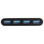 StarTech.com 4 poorts USB 3.0 hub - 5Gbps - USB-C naar 4x USB-A met busvoeding (HB30C4AB) thumbnail
