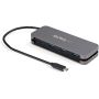 StarTech.com 4 Port USB-C Hub - 3x USB-A/1x USB-C - 5Gbps USB 3.0 Type-C Hub (USB 3.2 Gen 1) - Bus Gevoed - Mini USB-C naar USB-A Adapter Hub - 28.5cm Kabel met Kabelmanagement (HB30CM3A1CB) thumbnail