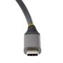 StarTech.com 4-Port USB-C Hub, 1x USB-A & 3x USB-C Ports, USB 3.1 10Gbps, Bus Powered USB Hub, USB Type C Hub met 25cm Wrap-Around Kabel, Compacte USB-C naar USB-A Hub (HB31CM1A3CB) thumbnail