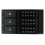 StarTech.com 3-bay Aluminium Trayless Hot Swap Mobile Rack Backplane voor 3,5 inch SAS II/SATA III - 6 Gbps HDD (HSB3SATSASBA) thumbnail