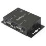 StarTech.com 2-poort Industriële USB naar Seriële Adapter Hub Wandmontage met DIN-Rail Clips (ICUSB2322I) thumbnail