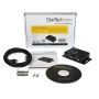StarTech.com 2-poort Industriële USB naar Seriële Adapter Hub Wandmontage met DIN-Rail Clips (ICUSB2322I) thumbnail