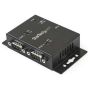 StarTech.com 2-poort Industriële USB naar Seriële Adapter Hub Wandmontage met DIN-Rail Clips (ICUSB2322I) thumbnail
