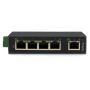 StarTech.com 5-poorts industriële Ethernet-switch op een DIN-rail monteerbaar (IES5102) thumbnail