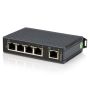 StarTech.com 5-poorts industriële Ethernet-switch - op een DIN-rail monteerbaar (IES5102) thumbnail