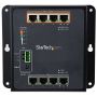 StarTech.com 8 poorts (4 PoE+) Gigabit ethernet switch managed wandmonteerbaar met toegang voorzijde thumbnail