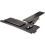 StarTech.com Uitschuifbare Bureau Toetsenbordlade, Full Motion Keyboard en Mouse Tray met Verstelbare Hoogte, 25 x 65cm Plateau, Ergonomisch Bureaublad voor Toetsenbord met Muismat en Polssteun (KBTRAYADJ2) thumbnail