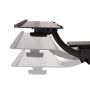 StarTech.com Uitschuifbare Bureau Toetsenbordlade, Full Motion Keyboard en Mouse Tray met Verstelbare Hoogte, 25 x 65cm Plateau, Ergonomisch Bureaublad voor Toetsenbord met Muismat en Polssteun (KBTRAYADJ2) thumbnail
