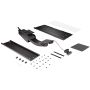 StarTech.com Uitschuifbare Bureau Toetsenbordlade, Full Motion Keyboard en Mouse Tray met Verstelbare Hoogte, 25 x 65cm Plateau, Ergonomisch Bureaublad voor Toetsenbord met Muismat en Polssteun (KBTRAYADJ2) thumbnail