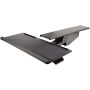 StarTech.com Uitschuifbare Bureau Toetsenbordlade, Full Motion Keyboard en Mouse Tray met Verstelbare Hoogte, 25 x 65cm Plateau, Ergonomisch Bureaublad voor Toetsenbord met Muismat en Polssteun (KBTRAYADJ2) thumbnail