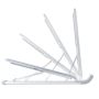 StarTech.com Inklapbare Laptopstandaard, Verstelbare Hoek, Ergonomische Laptophouder, Draagvermogen 10Kg, Ventileren/Kantelen/Verhogen, Aluminium Tablet/Laptop Steun/Riser/Staander (LAPTOP-RISER-BAR) thumbnail