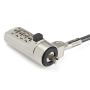 StarTech.com Laptop kabelslot 4-cijfer combinatie slot Wedge type (LTLOCKNBL) thumbnail