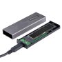 StarTech.com USB-C 10Gbps naar M.2 NVMe or M.2 SATA SSD Behuizing, Gereedschaploze Externe M.2 PCIe/SATA NGFF SSD Aluminum Case, USB Type-C&A Host Kabels, Ondersteunt 2230/2242/2260/2280 (M2-USB-C-NVME-SATA) thumbnail