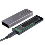 StarTech.com USB-C 10Gbps naar M.2 NVMe or M.2 SATA SSD Behuizing, Gereedschaploze Externe M.2 PCIe/SATA NGFF SSD Aluminum Case, USB Type-C&A Host Kabels, Ondersteunt 2230/2242/2260/2280 (M2-USB-C-NVME-SATA) thumbnail