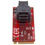 StarTech.com U.2 (SFF-8643) naar M.2 PCI Express 3.0 x4 adapter kaart voor 2.5” U.2 NVMe SSD (M2E4SFF8643) thumbnail