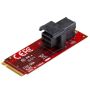 StarTech.com U.2 (SFF-8643) naar M.2 PCI Express 3.0 x4 adapter kaart voor 2.5” U.2 NVMe SSD (M2E4SFF8643) thumbnail
