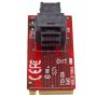 StarTech.com U.2 (SFF-8643) naar M.2 PCI Express 3.0 x4 adapter kaart voor 2.5” U.2 NVMe SSD (M2E4SFF8643) thumbnail