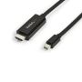 StarTech.com Mini DisplayPort naar HDMI adapterkabel 3 m 4K 30Hz (MDP2HDMM3MB) thumbnail