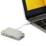 StarTech.com Aluminium A/V reisadapter: 3-in-1 Mini DisplayPort naar VGA, DVI of HDMI 4K (MDPVGDVHD4K) thumbnail