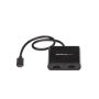 StarTech.com USB-C naar HDMI multi-monitor splitter 2-poorts MST Hub (MSTCDP122HD) thumbnail