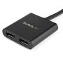 StarTech.com Dual-Monitor DisplayPort 1.2 Splitter, DisplayPort naar 2x DP Multi-Monitor Adapter, Dual 4K 30Hz of 1080p 60Hz Computer MST Hub, USB Bus-Powered - Enkel Windows (MSTDP122DP) thumbnail
