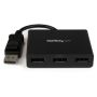 StarTech.com 3-Port DisplayPort 1.2 Splitter, DisplayPort naar 3x DP Multi-Monitor Adapter, Dual 4K 30Hz en 1080p 60Hz Computer MST Hub - Enkel Windows (MSTDP123DP) thumbnail