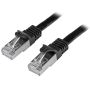 StarTech.com N6SPAT50CMBK netwerkkabel Zwart 0,5 m Cat6 SF/UTP (S-FTP) (N6SPAT50CMBK) thumbnail