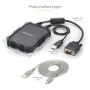 StarTech.com USB 2.0 KVM console - draagbare laptop Crash cart adapter met bestandsoverdracht & video-opname (NOTECONS02X) thumbnail
